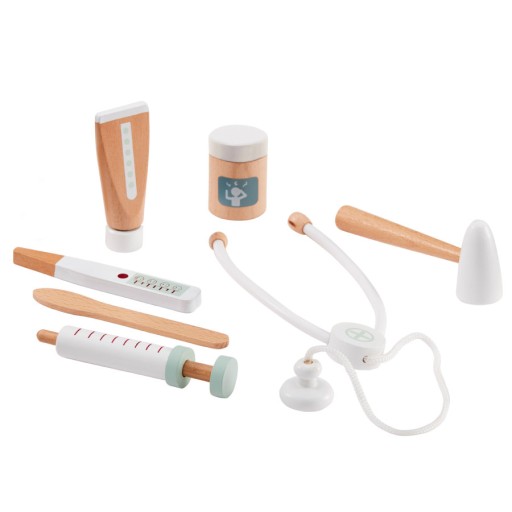 Kids Concept Zestaw Małego Lekarza Natural 1000258