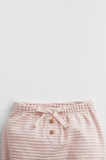 ZARA_ŚLICZNE BAWEŁNIANE SPODENKI Z KOKARDĄ 5350542