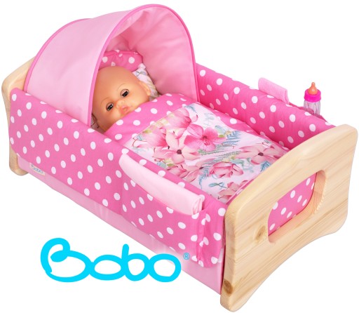 Kołyska, łóżeczko dla lalki Bobo
