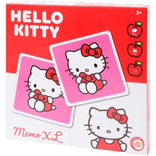 Gra logiczna memo XL HELLO KITTY 24 karty 3+