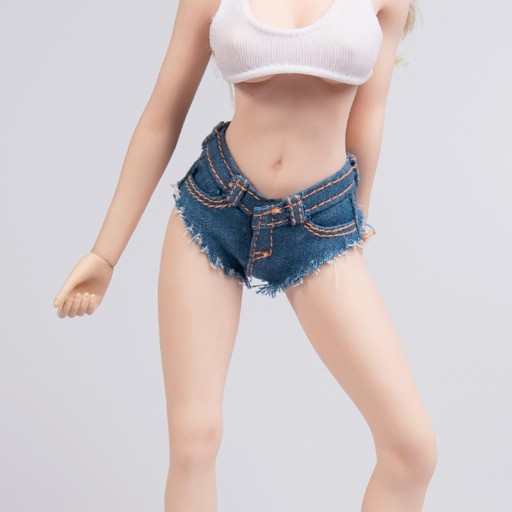 1/6 Scale Female Shorts Hot Girl Short Jeans For 12 Inch Action Figure Body