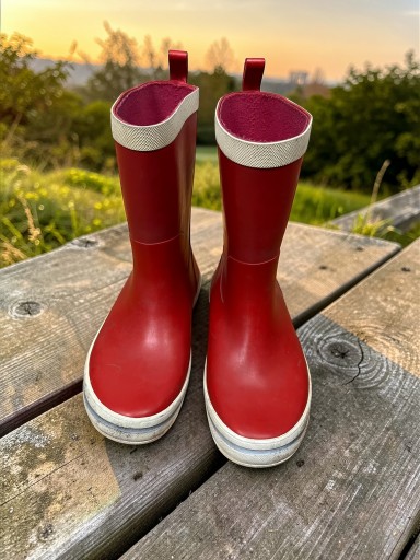 Helly Hansen JK Midsund roz. 30 / 31 dziecięce czerwone kalosze buty gumowe