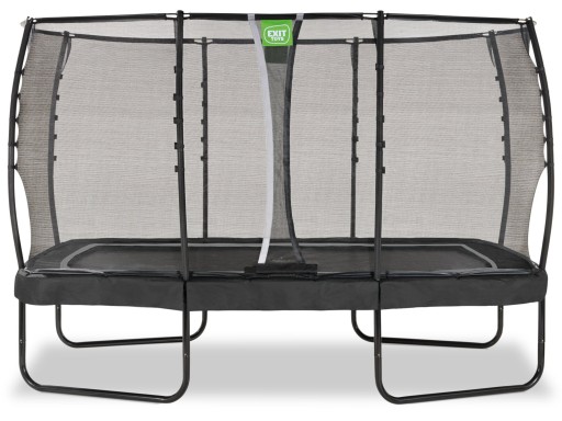 TRAMPOLINA OGRODOWA PROSTOKĄTNA Z SIATKĄ ALLURE PREMIUM 214x366CM