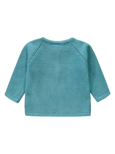 Dziecięcy sweter rozpinany turkusowy Kanz, r. 50/56