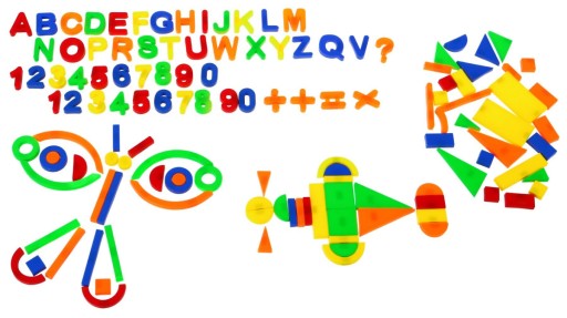 KOLOROWYCH ZESTAW MAGNESÓW DLA DZIECI