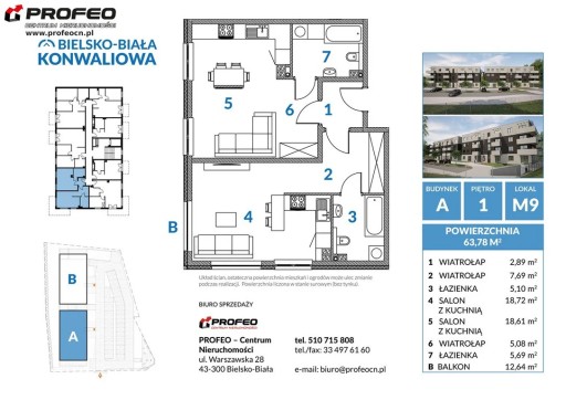 Zdjęcie oferty: Mieszkanie, Bielsko-Biała, 64 m²