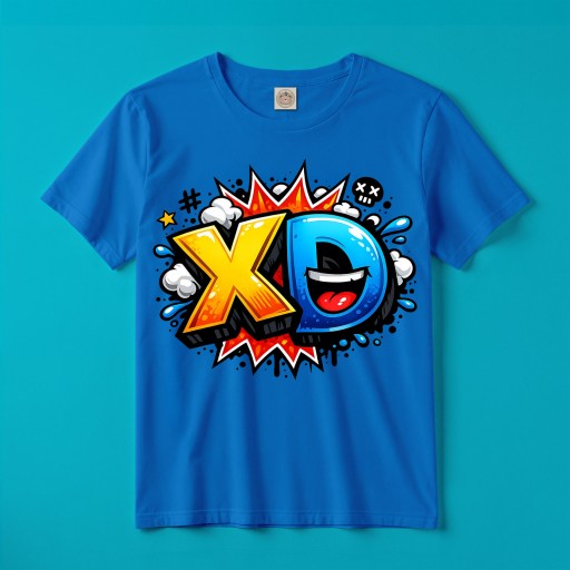 Koszulka dziecięca XD Uśmiech Trend Tshirt M 140cm +Tatuaże