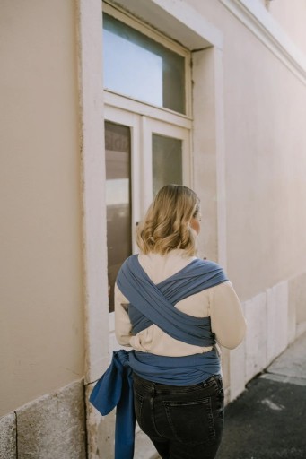 BOBA Nosidełko dla dzieci / Chusta elastyczna Classic Wrap - Navy Blue