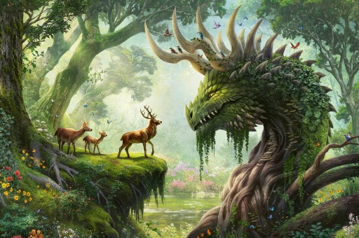 RAVENSBURGER Puzzle 3000 Elementów Smok Fantasy Dla Dorosłych i Dzieci 14+