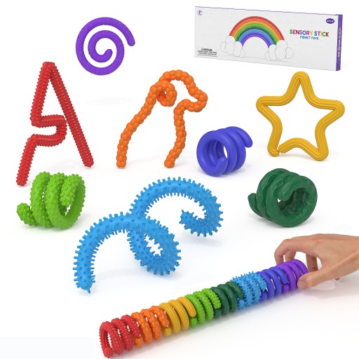 8szt Patyczki Sensoryczne Fidgety Antystresowe – ADHD Autyzm Dzieci Dorośli