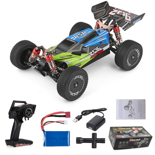 Samochód wyścigowy zdalnie sterowany Wltoys XKS 4WD 144001 60 km/h