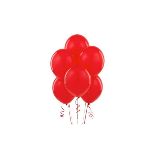 Balony lateksowe pastelowe ciemne czerwone Gemar 10" - 26 cm /100 szt