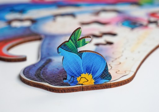 Puzzle Drewniane dla Dzieci Dorosłych PUZZLED Premium JEDNOROŻEC 260 EL.