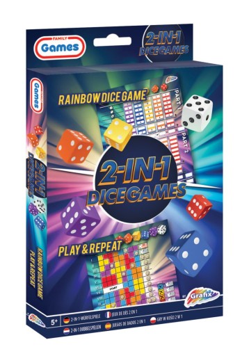 Gra planszowa Gry w kości 2w1 Grafix