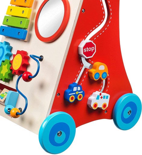 NUBY CHODZIK PCHACZ DREWNIANY KOLOROWY SORTER