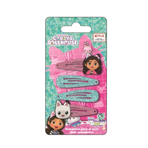 Spinki do włosów KOCI DOMEK GABI 4 szt