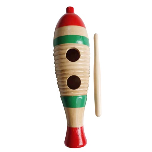 Latin Percussion Guiro w Kształcie Ryby z Intensywnymi Kolorami dla Dzieci