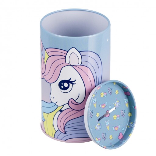 UNICORN JEDNOROŻEC SKARBONKA metalowa dla dziewczynki 5465
