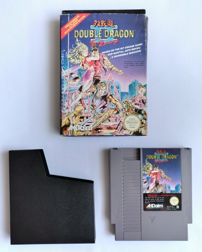 Zdjęcie oferty: ORYGINALNA GRA NINTENDO NES DOUBLE DRAGON 2 Z PUDEŁKIEM (BOX)