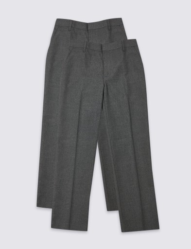 M&S Spodnie wizytowe, szare roz 176 cm