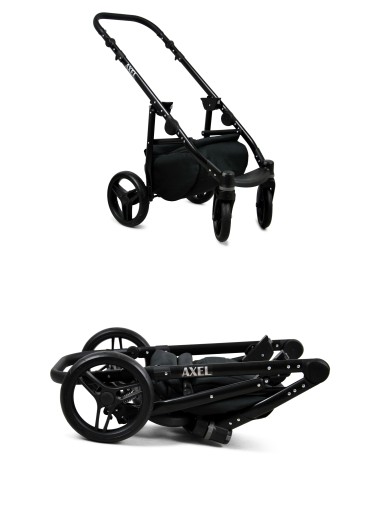 Wózek dziecięcy 4w1 BabyLux Axel Alu spacerówka gondola fotelik baza ISOFIX