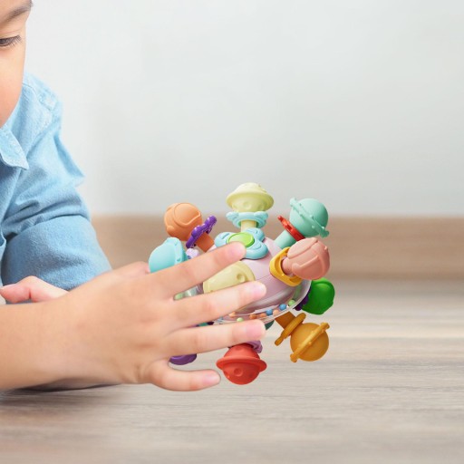 Zabawki sensoryczne Montessori Noworodek Nauka Zabawki rozwojowe Różowy