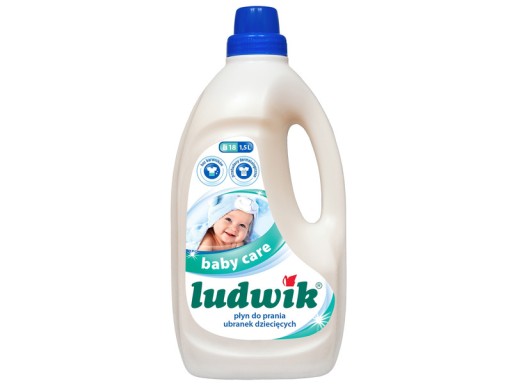 Płyn do prania ubranek dziecięcych Ludwik Baby Care 1,5 l