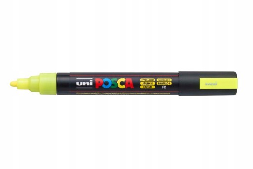 Marker pigmentowy Posca fluo żółty PC-5M UNI