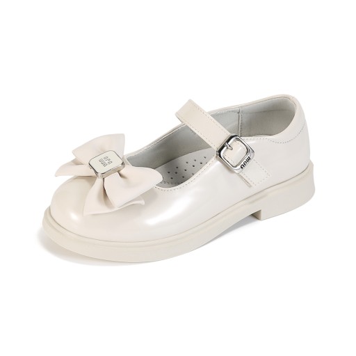 Apawwa Dziewczyna Mary Jane Buty baletowe dla studentów ABC0992 Beige 25