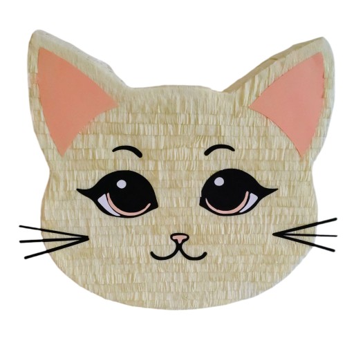 Piniata Kot Kotek Urodziny Kitty Cat kijek wypełnienie 45x37x10 cm
