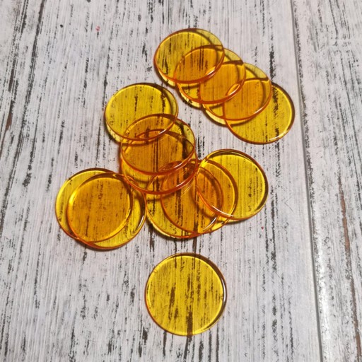 100 sztuk żetonów kasynowych 25 mm do gry Holdem Poker Nights w kolorze pomarańczowym 3