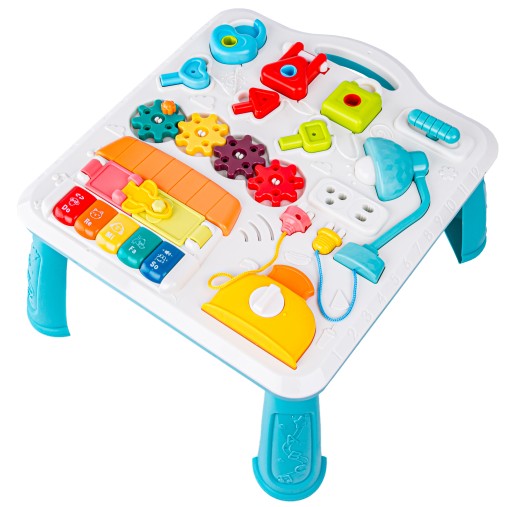 STOLIK EDUKACYJNY Interaktywny TABLICA Manipulacyjna Sensoryczna Keyboard