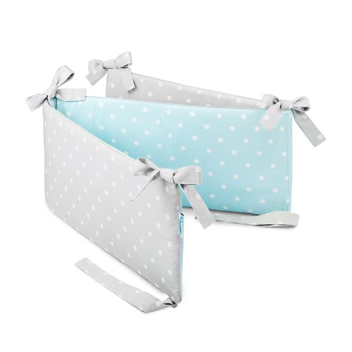 Kokon niemowlęcy Lovely Dots Mint & Grey