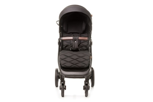 Wózek spacerówka 4Baby Stinger PRO żelowe koła stelaż alu do 22 kg Black