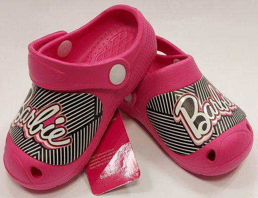 KLAPKI GLOKI NA BASEN OGRÓD WCZASY LEKKIE BARBIE NA LICENCJI R 30 19,00 CM