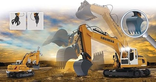 Jamara Koparka Liebherr R936 RC 1:20 – Zdalnie Sterowana 2,4 GHz