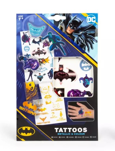 Batman tatuaże 62-0303 37153 licencja przedmiot oryginalny atest