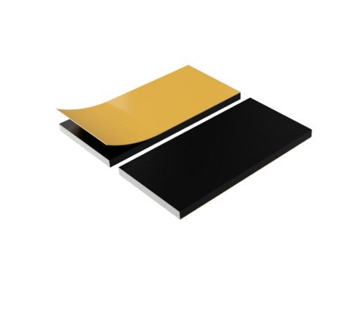 Naklejki magnetyczna do podstawek kwadratowych 60mmx40mm z wklęsłym spodem