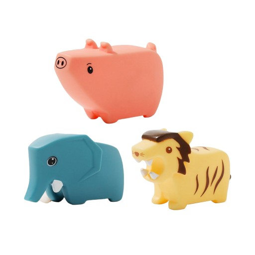3 Sztuk Little Animal Squirts Zabawa Zabawki Do Kąpieli Dzieci Myją Zwierzęta Lądowe