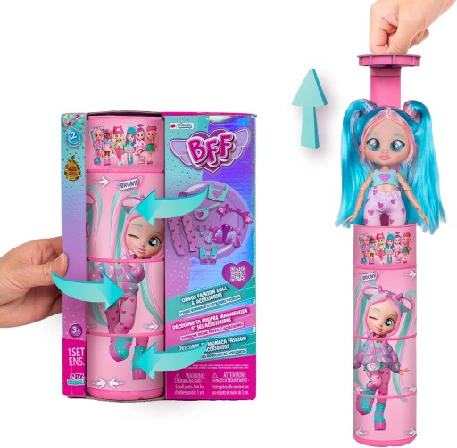 Cry Babies BFF LALKA Bruny LALECZKA DLA DZIECI ZESTAW AKCESORIÓW PREZENT