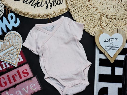 H&M body niemowlęce bawełna rozmiar 56