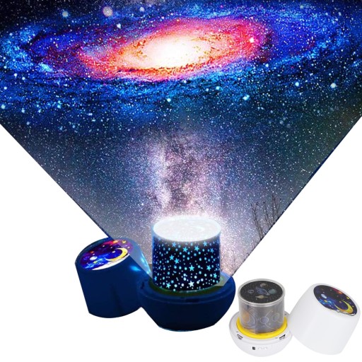 Lampka projektor biały