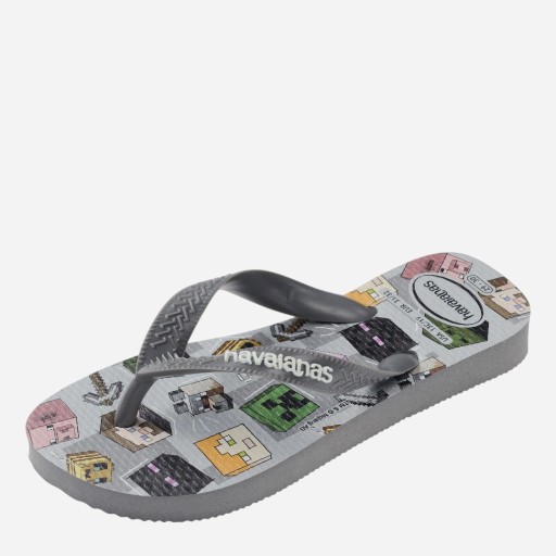Havaianas klapki dziecięce guma szary rozmiar 29-30