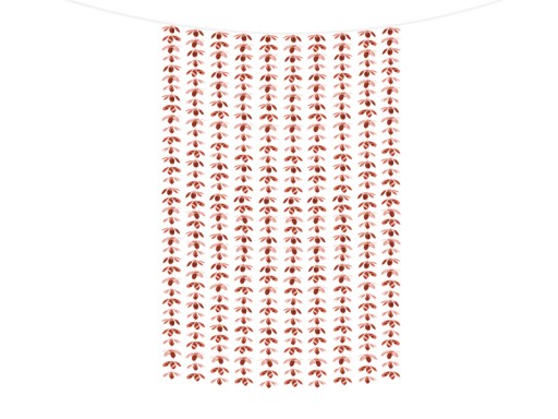 Girlanda kurtyna Kwiatki różowe złoto 100 x 210 cm