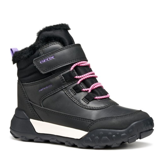 WODOODPORNE BUTY ZIMOWE DZIEWCZĘCE GEOX TREKKYUP R38