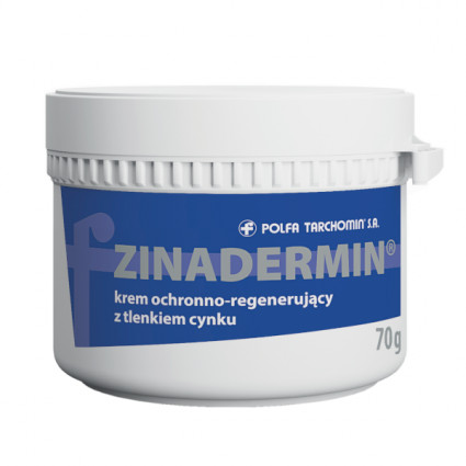 ZINADERMIN krem ochronno-regenerujący z tlenkiem cynku, skóra wrażliwa, 70g