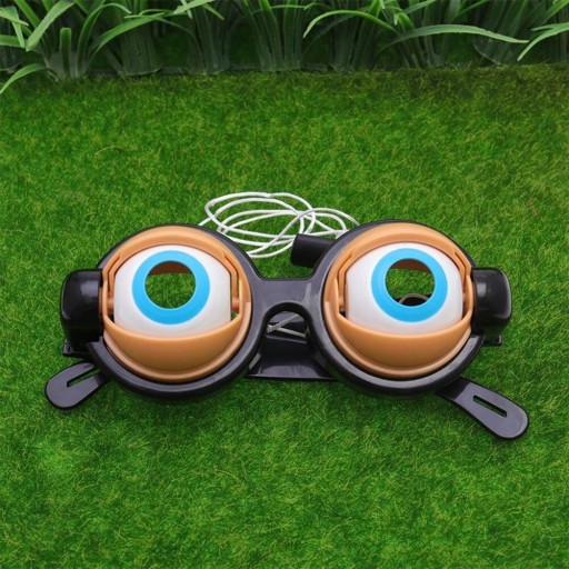 Children's funny pranks glasses unusual eyepiece