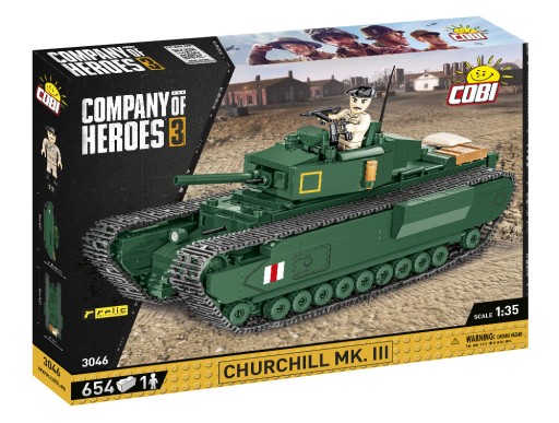 Cobi 3046 Company of Heroes 3 Churchill Mk. III