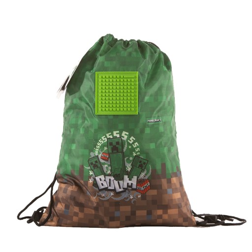 Worek Pixie Crew Minecraft 43 x 32 cm