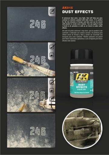 Farba AK-Interactive AK015 Dust Effects 35 ml